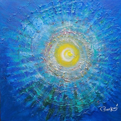Baek Soon Im, Meditation Painting - Mandala in Dew 3, 2018